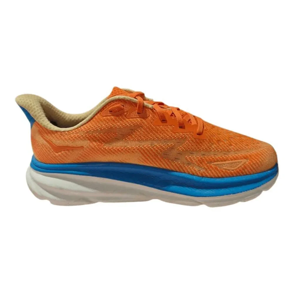 HOKA ONE ONE Clifton 9 'Low Vibrant Orange Impala' Running Shoes Size 8.5D
